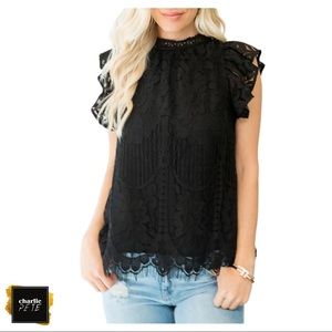 Black Lace Top